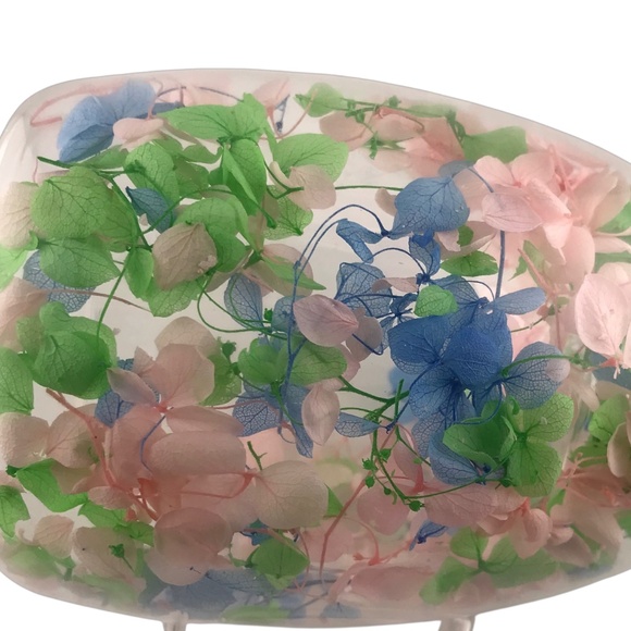 Dry Flowers Double Layer Glass Heat Resistant Water/Tea Cup - Picture 2 of 5